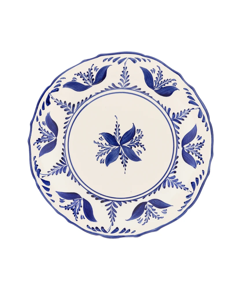 Ottilie Dinner Plate, Indigo Blue from Rebecca Udall