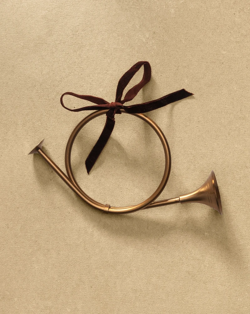 French Horn Ornament from McGee & Co.
