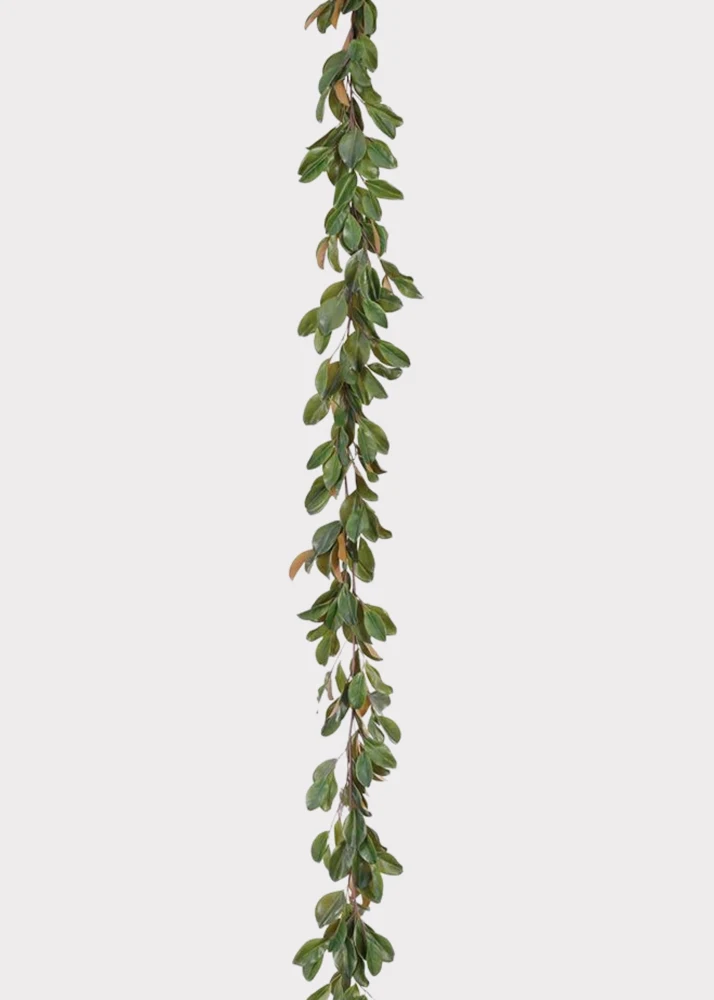 Artificial Magnolia Leaf Garland - 144" Long from Afloral