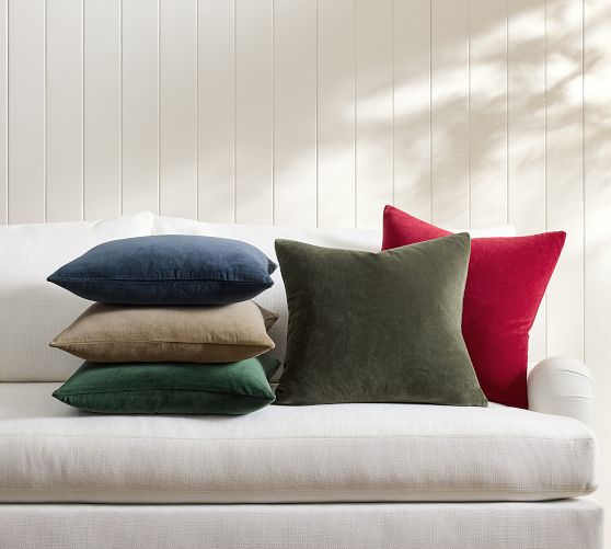 Everywhere Velvet Pillow Cover from Pottery Barn