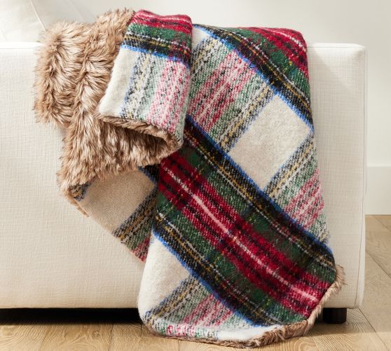 Stewart Plaid Throw from Pottery Barn