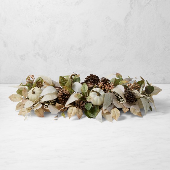 Pumpkin Patch Candle Holder Centerpiece from Williams Sonoma