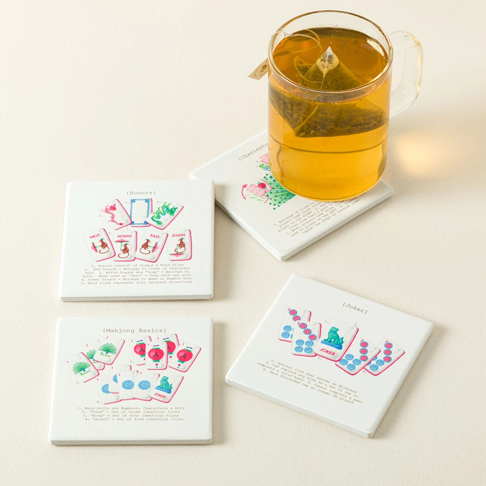 Anatomy of Mahjong Coasters from Uncommon Goods