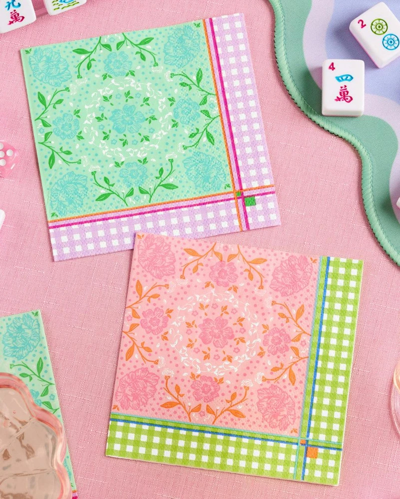 Mahjong Napkins - 24 paper napkins from Maisonette