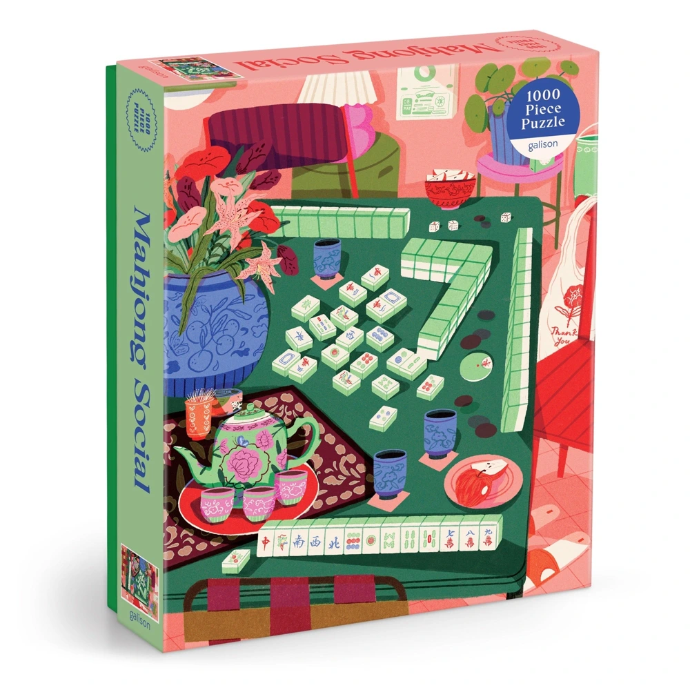 Mahjong Social 1000 Piece Puzzle from Galison