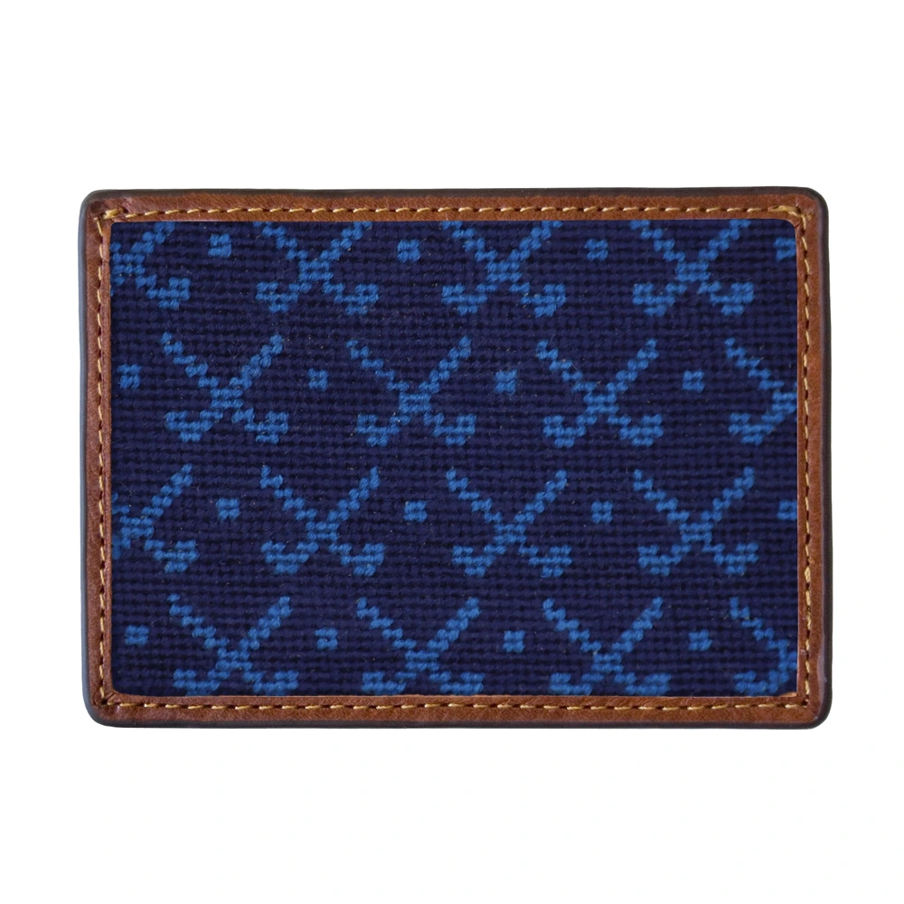 Tonal Clubs Card Wallet · Dark Navy from Smathers & Branson