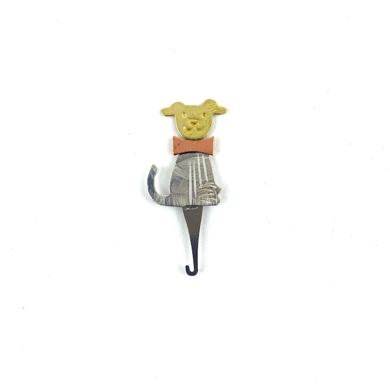 Puppy Long-Eye Tapestry Needle Threader from Etsy