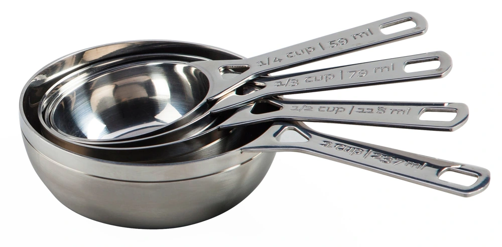 Stainless Steel Measuring Cups, Set of 4 from Le Creuset