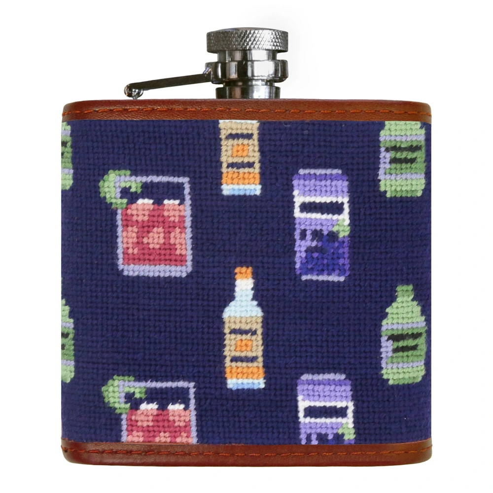 Make a Transfusion Pattern Flask (Dark Navy) from Smathers & Branson