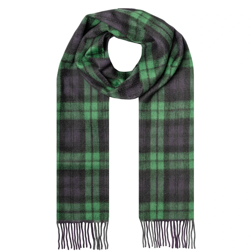 Heritage Tartan Cashmere Scarf · Blackwatch from Dents