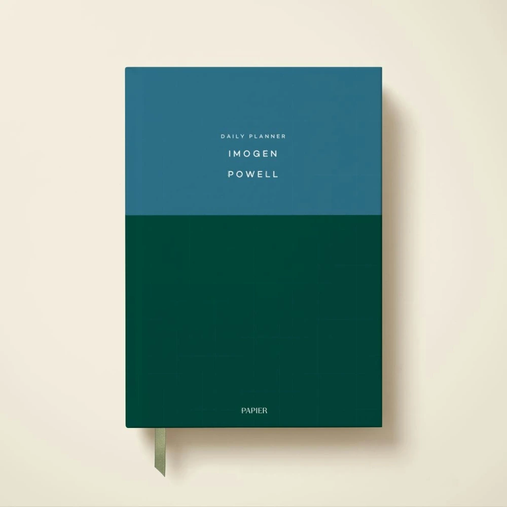 Colorblock Undated Daily Planner from Papier
