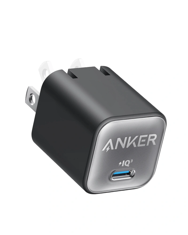 Nano USB-C Charger, 30W · Phantom Black from Anker